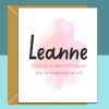 Personalized New Job Card: Congratulations, Leaving Gift for Colleague - Blank inside - Regular - Matte