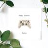 Personalised Gamer Birthday Card