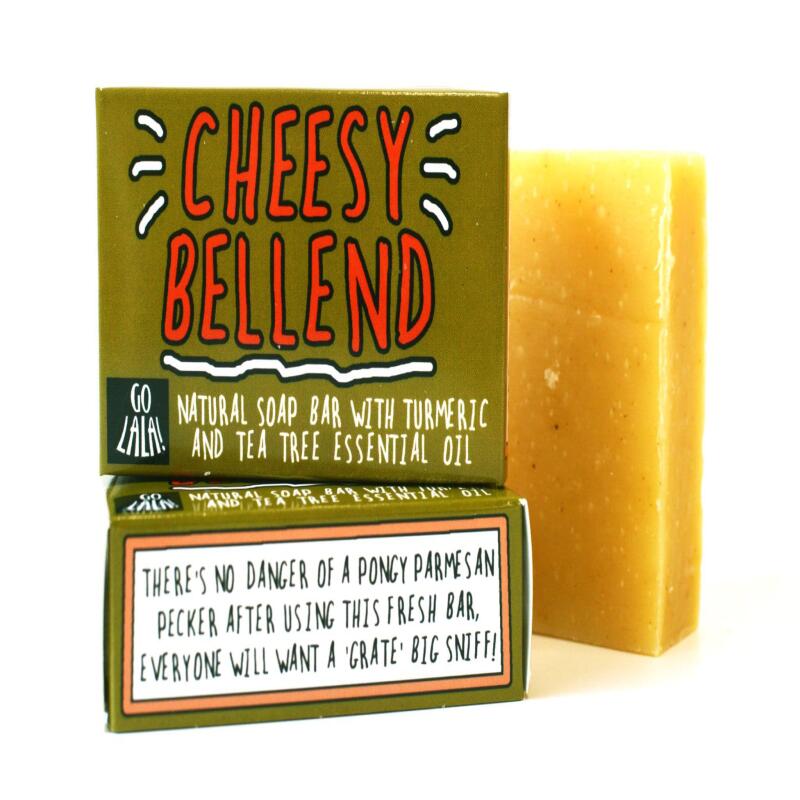 Cheesy Bellend Soap | Turmeric and Tea Tree | Funny Gift | Stocking Filler | Secret Santa | Valentine |