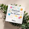 Personalised Good Luck Card &ndash; Good Luck In Your New Adventure &ndash; Leaving Card, New Job Card, Farewell Colleague Gift UK - Smooth No Message - Kraft Brown