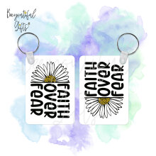 Religious Key Ring - Faith Over Fear