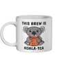 Funny Koala Tea Mug: Novelty Pun Gift