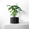 The Kivern Planter Pot with Drainage Tray & Stand Included - Matte Dark Green - 3"
