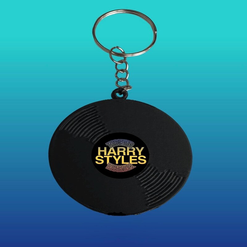 Harry Styles Vinyl 3D Print Keyrings / Key Chains - Together Together 1