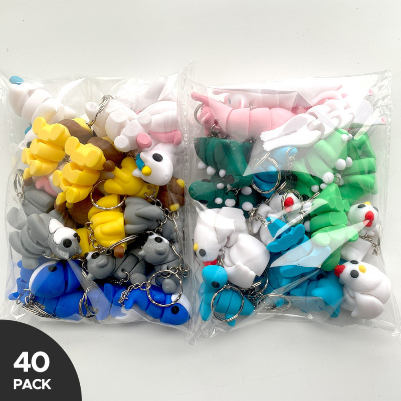 Wholesale - Assorted Keyring Refills - Pack of 20