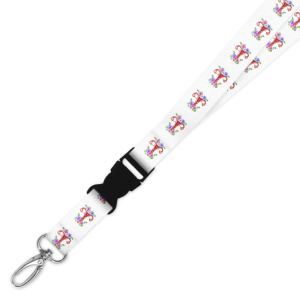 Double Breakaway Lanyard - Floral Uterus