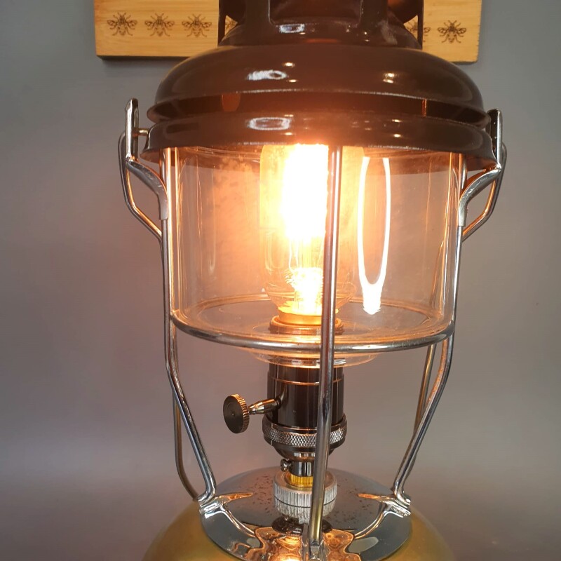 Vintage Tilley Lamp converted electric - Upcycled - Fathers Day - Gifts For Him - lighting