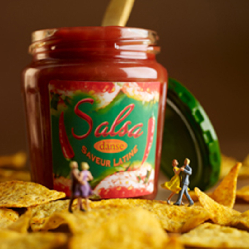 Strictly Salsa 150mm Square Greetings Card by Akiko Ida and Pierre Javelle