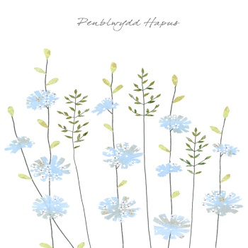 Chicory & Grass Penblwydd Hapus (Happy Birthday)