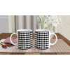 Prada Black Diamond Mug 132 - Ceramic White