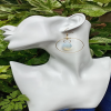 Opalite Gold Hoop Earrings