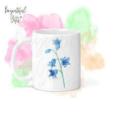 Watercolour Bluebell Ceramic Mug