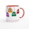 Pacman Christmas Bauble Mug - Ceramic White