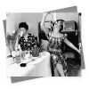 Women fire eaters - vintage black and white themed card - 12.6 x 17.7cm and blank inside - made in the UK