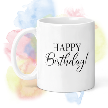 Birthday Ceramic Mug - Happy Birthday