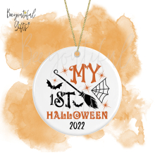 Ceramic Hanging Decoration - My 1st Halloween