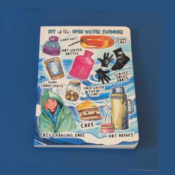 Outdoor Swimmer | A5 Lined Notebook | Notepad