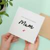 Birthday Card For Mum Happy Birthday Card For Mum Simple Birthday Card For Amazing Mum Love Hearts Birthday Card - Square (5.5x5.5) / Blank Inside