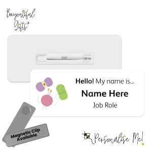 Name Badge - Bright Craft Supplies - Wool & Needles