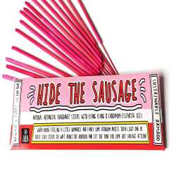 HIDE THE SAUSAGE Funny Smells Fragrance Sticks | Vegan | Funny Gift | Stocking Filler | Secret Santa