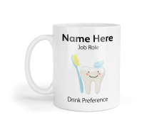 Personalised Ceramic Mug - Cute Blue Tooth