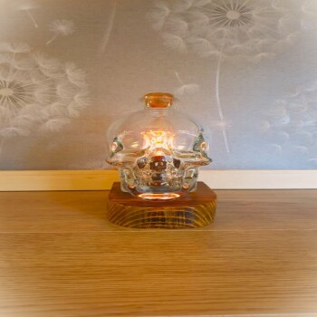 The Clear Head Vodka Block Base Table Lamp