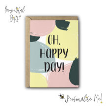 Birthday Card - Oh Happy Day! - Small (A6)