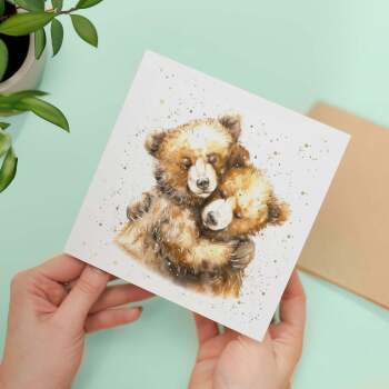 Anniversary Card For Husband or Wife Anniversary Card For Boyfriend or Girlfriend Cute Teddy Bears Wedding Anniversary For Couple