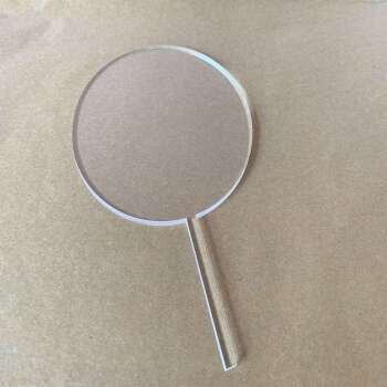 Clear Acrylic Circle Cake Topper/ Blank Cake Topper / Circle Cake Topper /  Acrylic Blanks / Cake Topper / 3mm Cake Topper