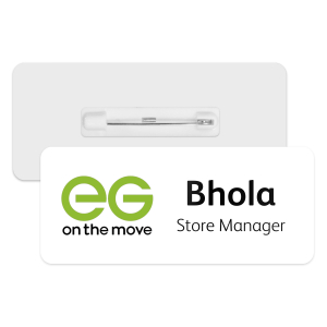 EG Group - Personalised Name Badge