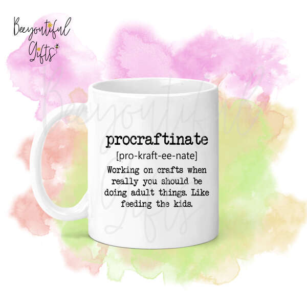 Crafting Ceramic Mug - Procraftinate