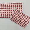 100 Heart Stickers - 1 - Pink