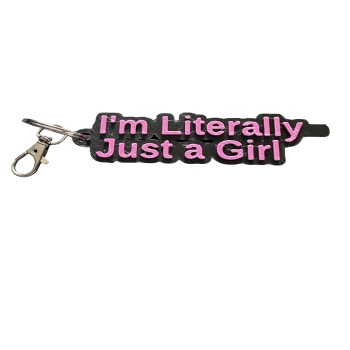 Just a Girl  keyring