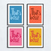 Scouse, Scouser, Liverpool dialect, sayings print - A5 - Glossy - Blue