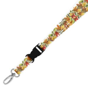 Double Breakaway Lanyard - Autumn Leaves