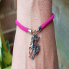Pink kids bracelet with a Unicorn Charm