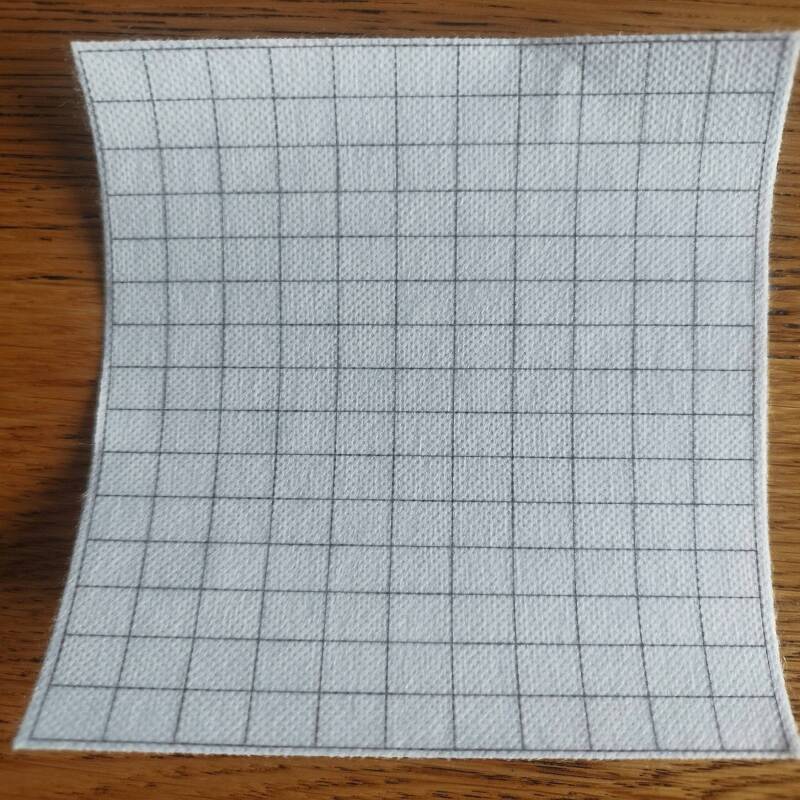 Washable Sashiko Transfers | Stitching Grid | Removable Visible Mending Transfers