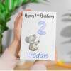 Personalised 1st, 2nd, 3rd, 4th, 5th Birthday Card for Son, Grandson, Nephew, Godson, Boys Koala Card - 1 - One - Blank Message