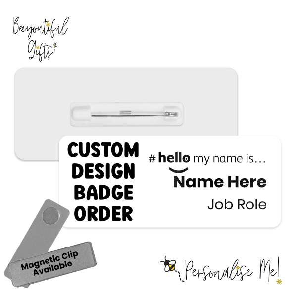 #hello my name is... Name Badge - Custom Design