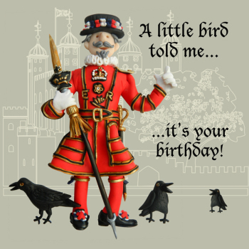 A Little Bird Told Me Funny Olde Worlde Birthday Card Erica Sturla Greeting Cards