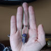 Lepidolite Crystal Waxed Cord Necklace 