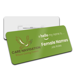 Care Navigation - Personalised Name Badge (Female)
