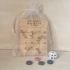 Snakes and Ladders Table Top Wedding Favour Game / Wedding Games / Personalised Favours / Snakes & Ladders - Small - Coloured Discs