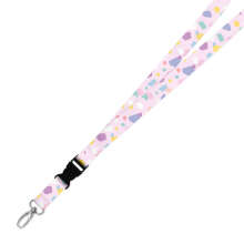 Double Breakaway Lanyard - Pastel Terrazzo