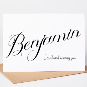Wedding Day Card - I Can't Wait To Marry You