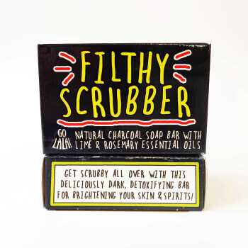Filthy Scrubber Soap | Lime & Rosemary | Funny Gift | Stocking Filler | Secret Santa