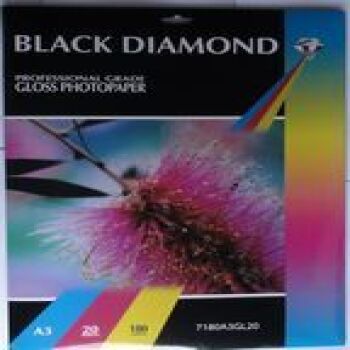 Black Diamond A3 180gsm Gloss Inkjet Paper