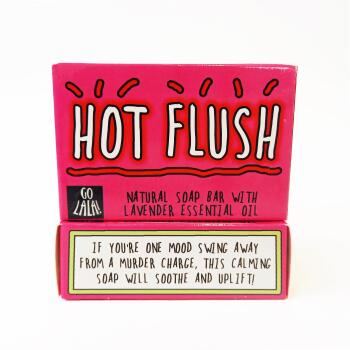Hot Flush Soap | Lavender | Funny Gift | Vegan | Secret Santa | Stocking Filler | Valentine