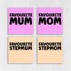 Funny favourite person birthday card for mum, dad, brother, sister, wife, husband, auntie, uncle, niece, nephew (Size A6/A5/A4/Square 6x6") - A6: Single card - Blue