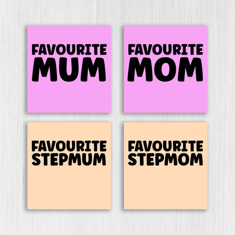 Funny favourite person birthday card for mum, dad, brother, sister, wife, husband, auntie, uncle, niece, nephew (Size A6/A5/A4/Square 6x6") - A6: Single card - Blue